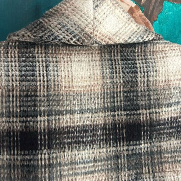 Joe Fresh Classic Plaid Pea Coat XS - Picture 13 of 16